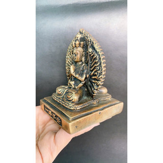 Tượng đồng phật Thiên thủ thiên nhãn ( cao 10 cm )