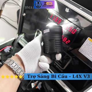 Đèn trợ sáng bi cầu bma l4x v3 35w/12.24v/dc ánh sáng trắng gom 5500k