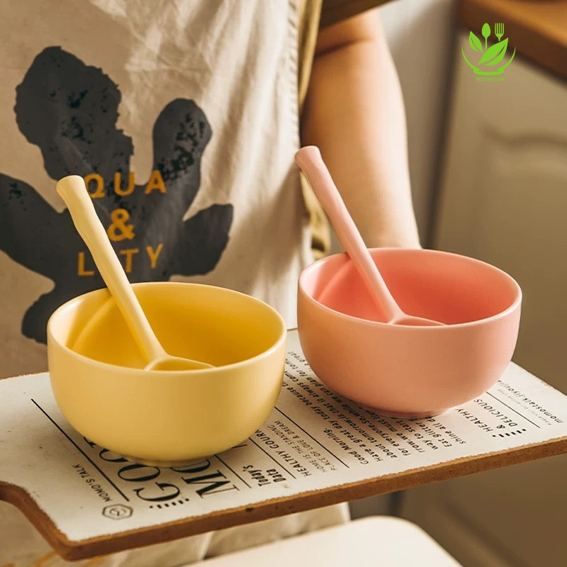 Bát ăn cơm, chén sứ màu pastel phong cách hàn -H2decor
