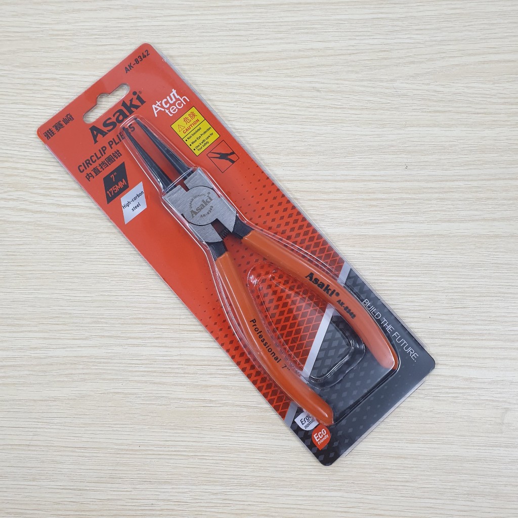 7" Kìm mở phe thẳng (kẹp vô) Asaki AK-8342