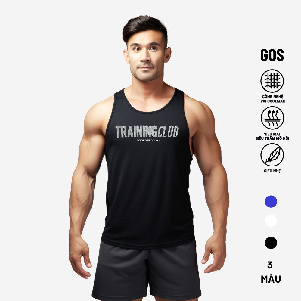 Áo ba lỗ thể thao GOS Training Club S15