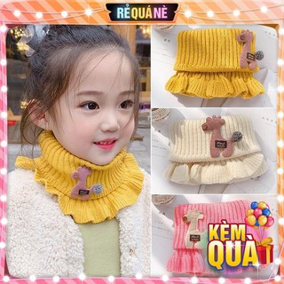 Khăn cổ chui đầu cho bé giả áo cổ lọ xinh và ấm rqn2409