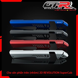 [Chính hãng] Che sên/ carte phần trên dưới (nhôm) 2D REVOLUTION SuperCub WAVE-110i,125i