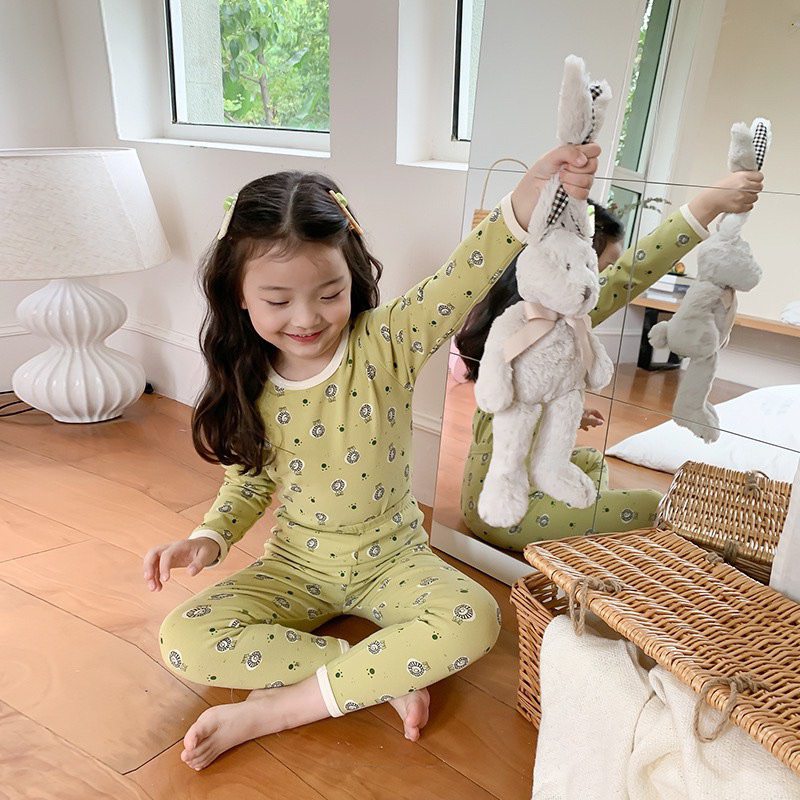 Bộ hoạ tiết cotton co giãn thu đông 2023 link 1