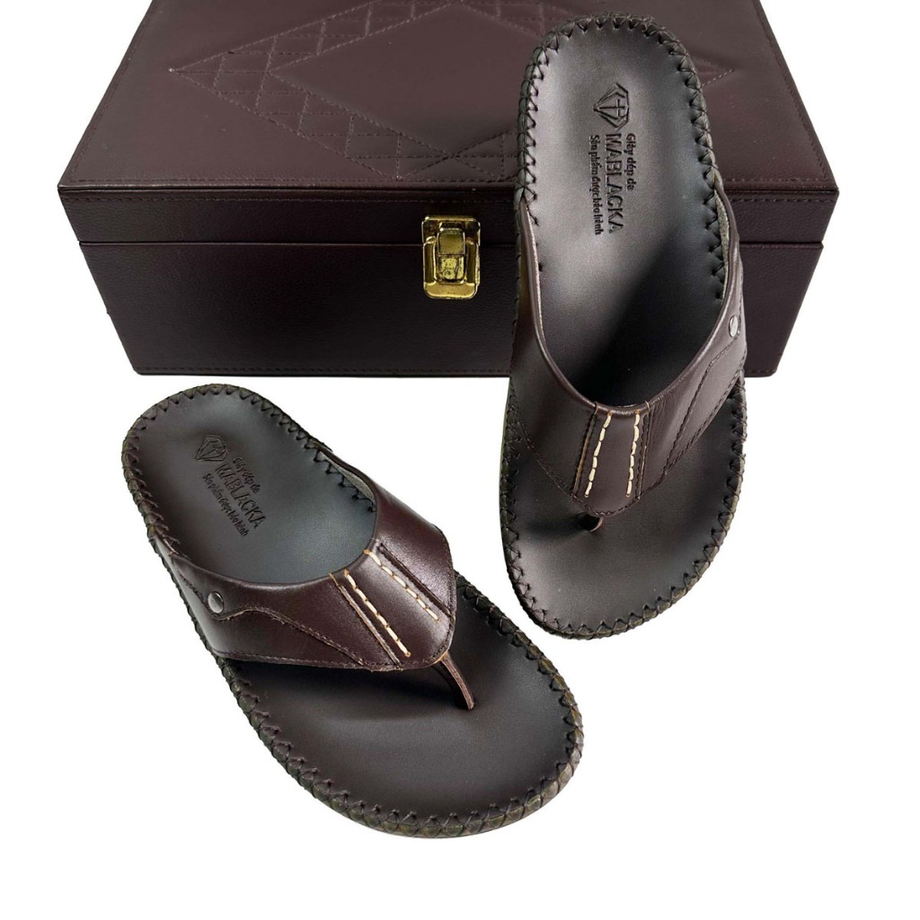 Dép nam xỏ ngón cao cấp MABLACKA thời trang đường phố lịch lãm dành cho nam D306