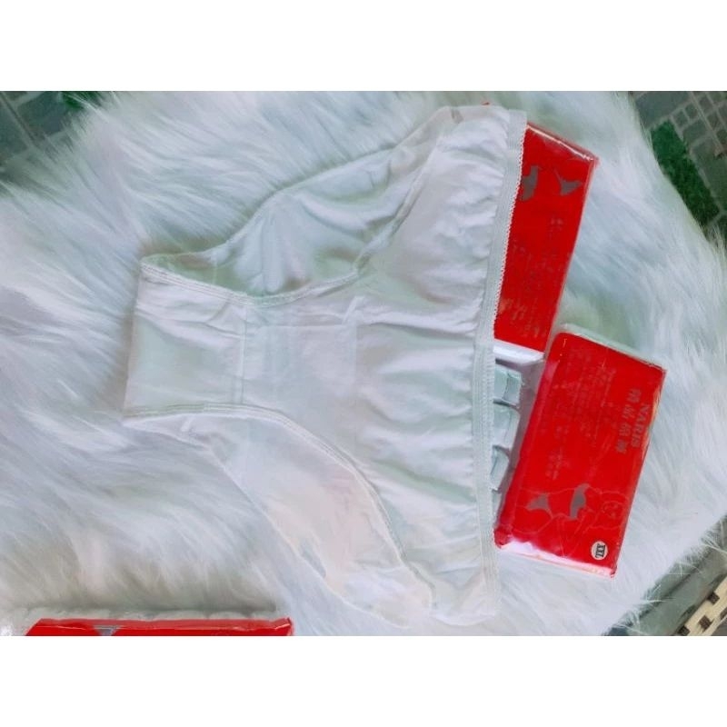 Set 6 quần  lót giấy vải Cotton  giặc được vài lần