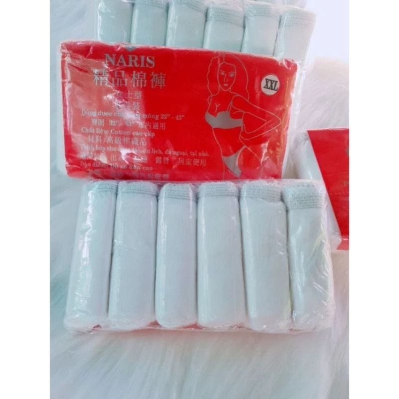 Set 6 quần  lót giấy vải Cotton  giặc được vài lần
