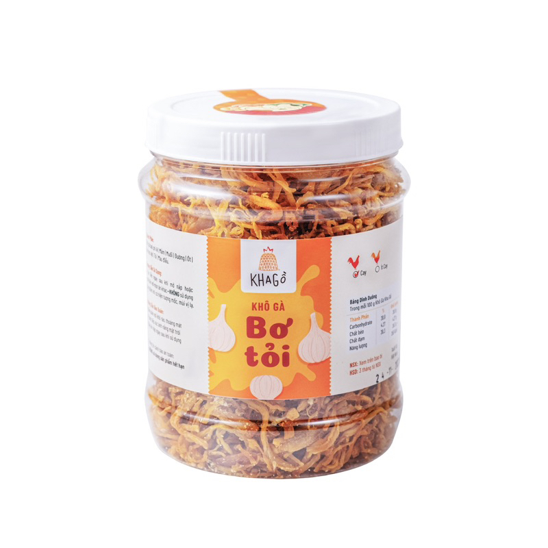 KHÔ GÀ BƠ TỎI 500 | KHA GỒ | Ăn Vặt Văn Phòng, Du Lịch, Tết, Sài Gòn Ngon