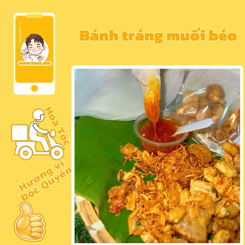 Bánh tráng muối béo
