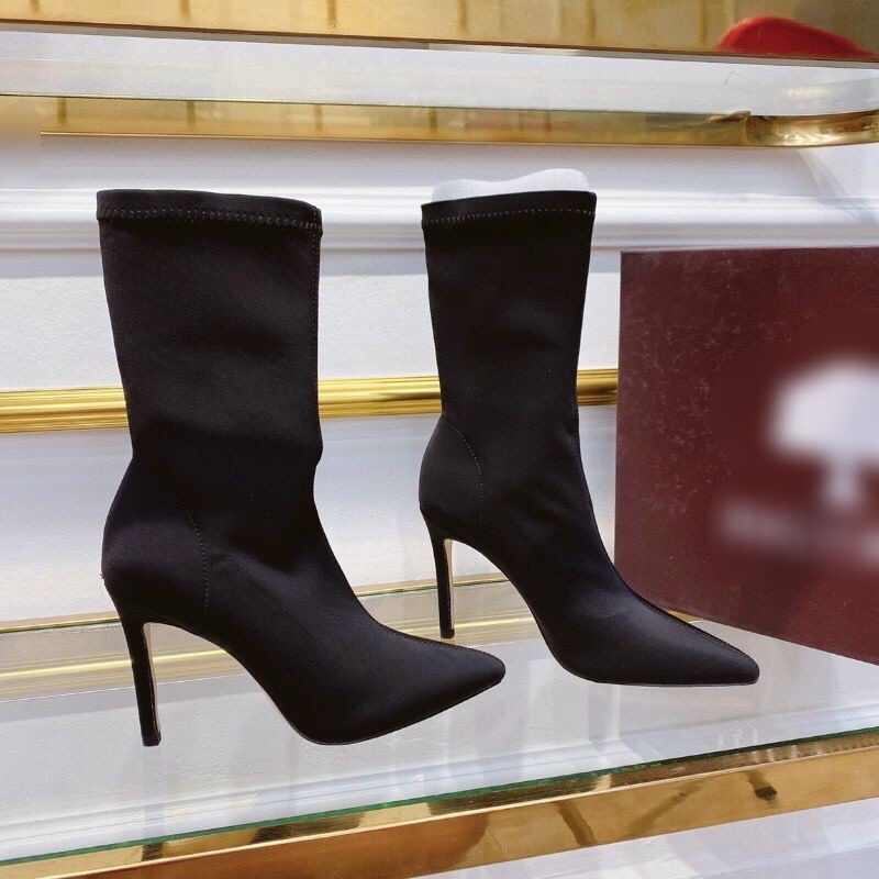 Boot chất thun gót nhỏ cao 9cm tôn dáng full size,full màu, hàng có sẵn.chất co giãn 4 chiều siêu bền.