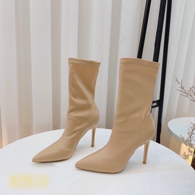 Boot chất thun gót nhỏ cao 9cm tôn dáng full size,full màu, hàng có sẵn.chất co giãn 4 chiều siêu bền.