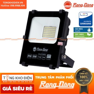 Đèn pha LED 50W Rạng Đông IP66, chống bụi, chống nước, chipLED Samsung