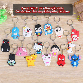 [combo 10] Móc khóa Mini cao su dễ thương