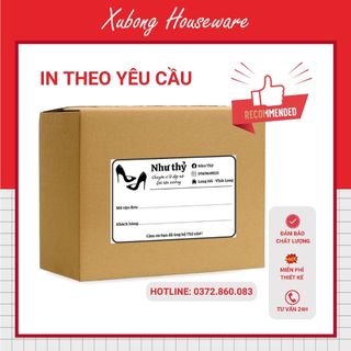 Tem Vận Chuyển 10x15cm -  Phiếu Giao Hàng In Theo Yêu Cầu rõ nét có keo dán sẵn