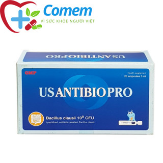 Men vi sinh Usantibio Pro bổ sung vi khuẩn có ích, hỗ trợ cân bằng hệ vi sinh đường ruột, hỗ trợ giảm rối loạn tiêu hóa