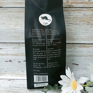 Cà phê bột pha phin Chồn No.1 - Đắng đậm, thơm, béo, chuyên pha cà phê đen (100g & 500g)