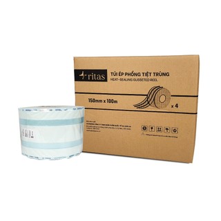 Túi ép phồng tiệt trùng 100mm, 150mm, 200mm, 250mm, 300mm, 350mm x 100m