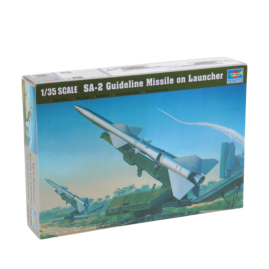 Mô hình Quân Sự | Bộ kit mô hình tên lửa SA-2 | Tỷ lệ : 1/35 | TRUMPETER |