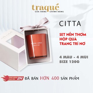 Set nến thơm Citta hộp quà  – xinh xắn phù hợp làm quà tặng bạn gái