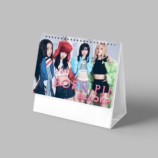 (2024) Lịch BLACK.PINK Lisa Jisoo Jennie Rose để bàn khổ ngang idol thần tượng kpop xinh xắn