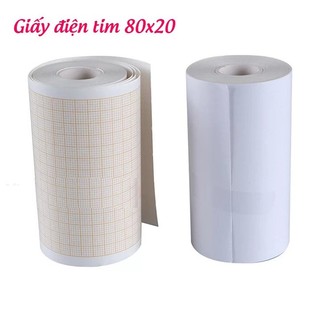 Giấy điện tim 3 cần 80mm×20m - 1 cuộn