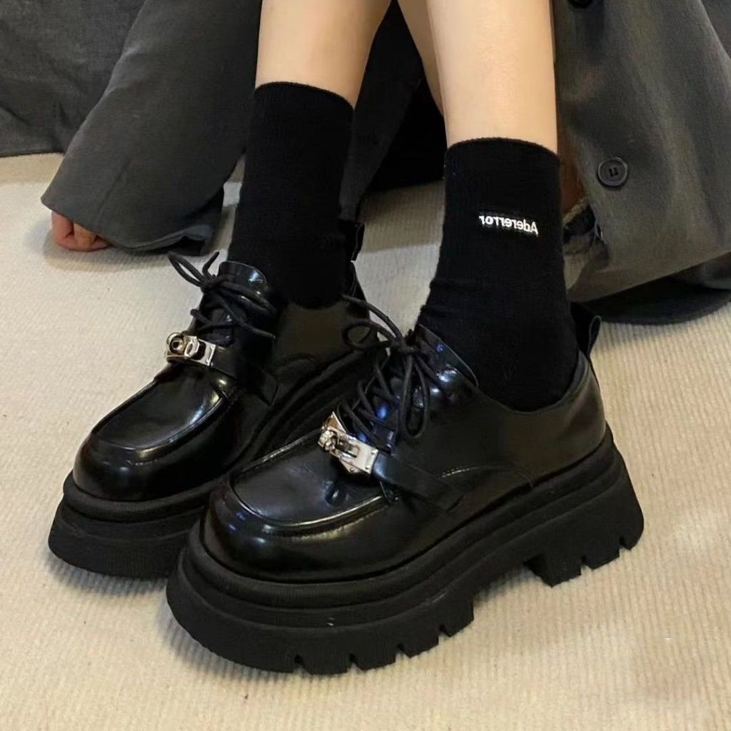Giày Búp Bê Lolita Nữ G70 Dáng Oxford Anh Quốc Da Cao Cấp Màu Đen Thời Trang. Giày Cao Gót Nữ Đẹp Giá Rẻ A1