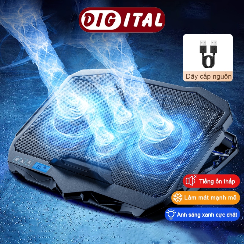 Quạt tản nhiệt laptop mát máy tính cực nhanh tránh gù lưng cho gaming văn phòng game thủ