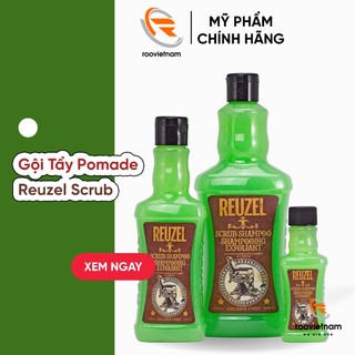 Dầu Gội Chuyên Tẩy Rửa Pomade Khử Dầu Reuzel Scrub Shampoo Làm Sạch Tế Bào Chết, Mùi Bạc Hà