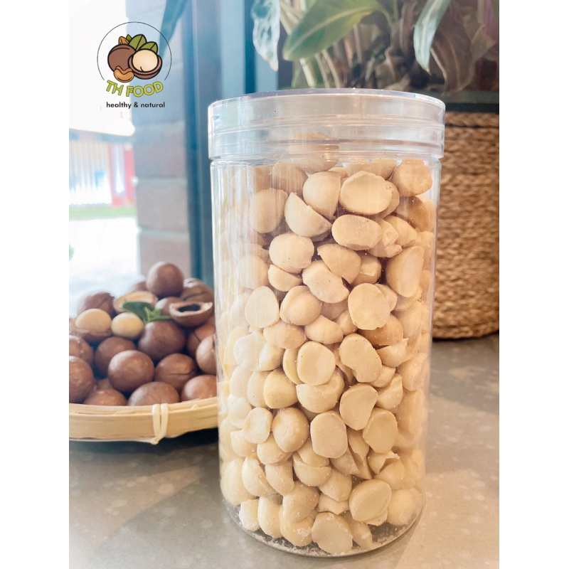 Macca nhân vỡ 1/2 size trung, đại - Hộp 500g