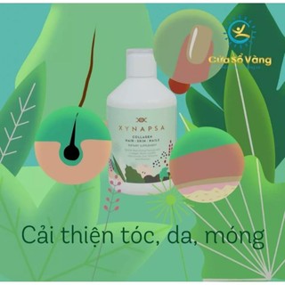 Bộ tứ xynapsa chai da tóc móng hair skin nails collagen giảm rụng tóc và làm đẹp da hiệu quả