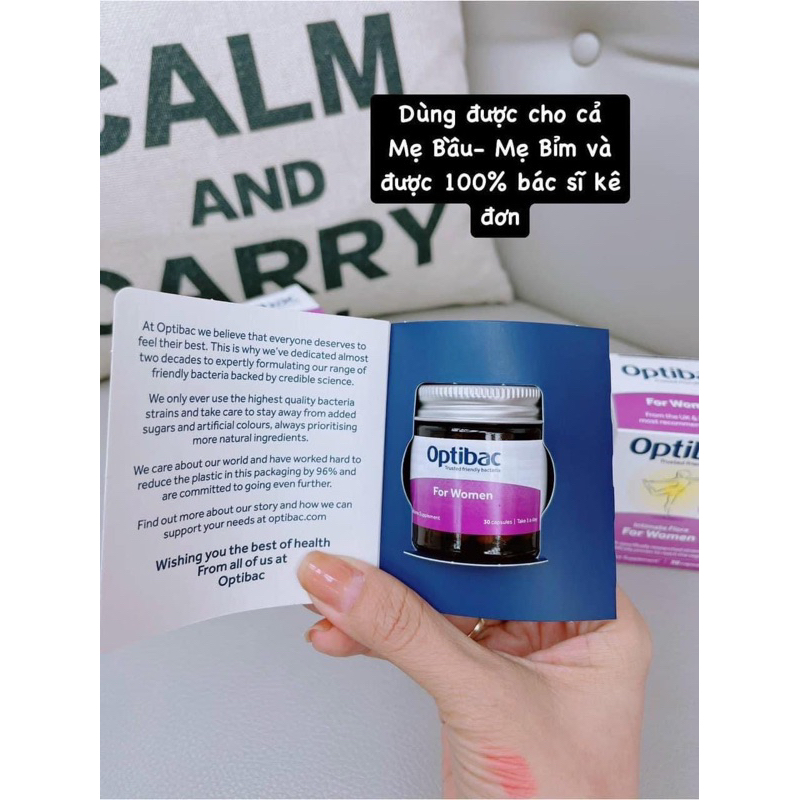 Viên Uống Phụ Khoa Optibac Probiotics  - Hàng Chính Hãng