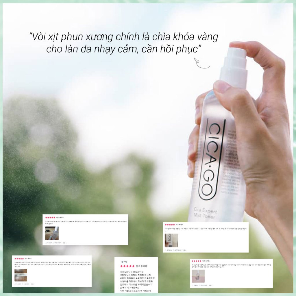 Xịt khoáng kiêm Toner ISOI CICAGO 150ml