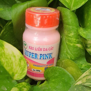 2 Lọ Keo Liền Sẹo SUPER PINK 100g - Keo Liền Da Cây Cao Cấp, GIÚP BẢO VỆ CÁC VẾT CẮT