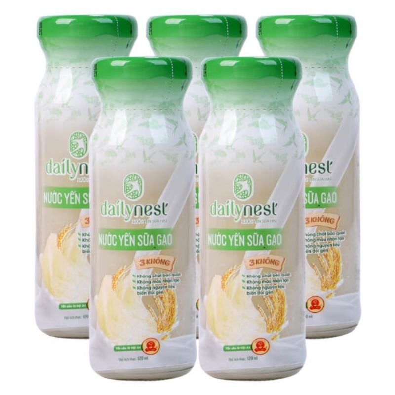 Nước Yến Sào, Nước Yến Sữa Gạo Justnest chai 120ml
