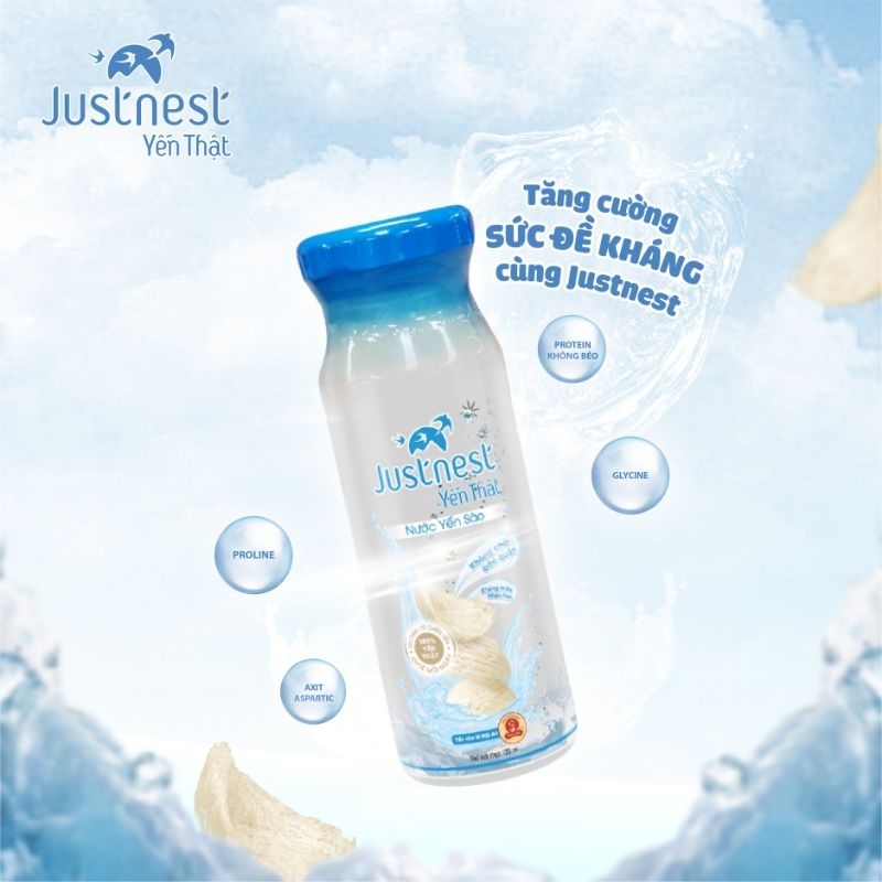 Nước Yến Sào, Nước Yến Sữa Gạo Justnest chai 120ml