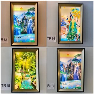 Đèn tranh LED nghệ thuật TR-04 độc đáo, tinh tế - 3 chế độ ánh sáng