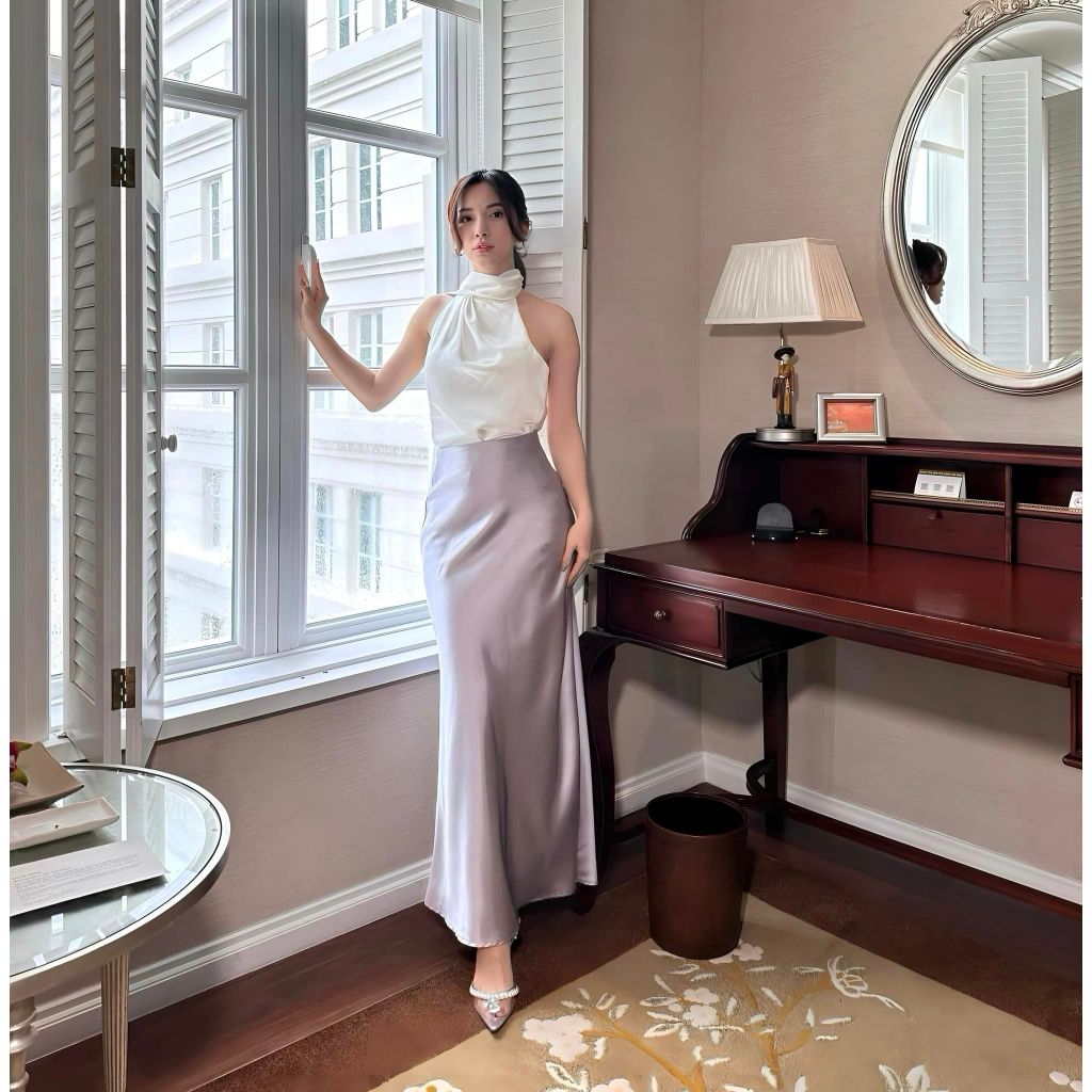 Chân váy lụa đuôi cá Aurore Cloth