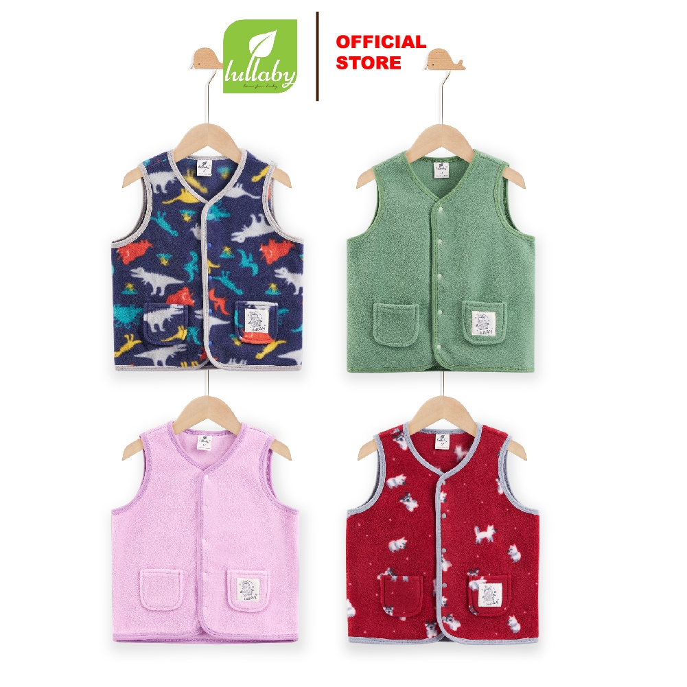 Lullaby - Áo gile cài giữa nỉ lông NH274V