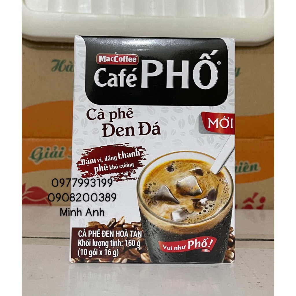 Cà Phê Đen Đá MacCoffe Cafe Phố 160g