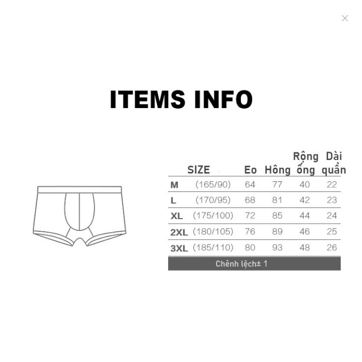 HLA - Bộ 2 quần lót nam kẻ caro mềm mịn đàn hồi dễ chịu cho da Two-Pack Soft Elastic Checked Underwear