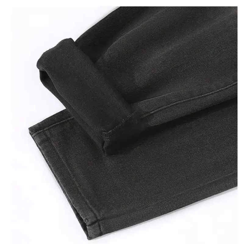 Quần jean nửa cạp chun Unisex 117