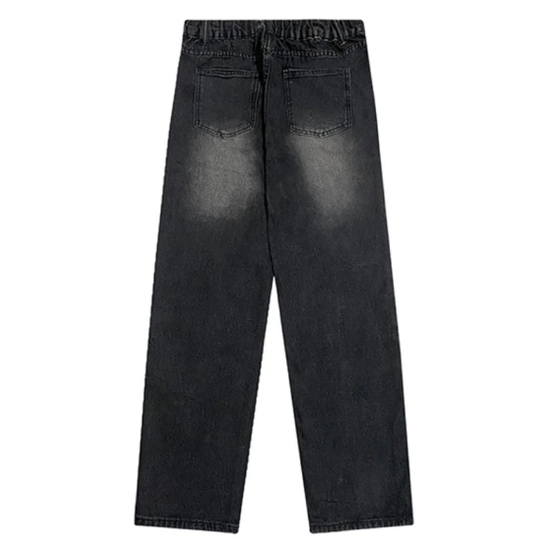 Quần jean nửa cạp chun Unisex 117