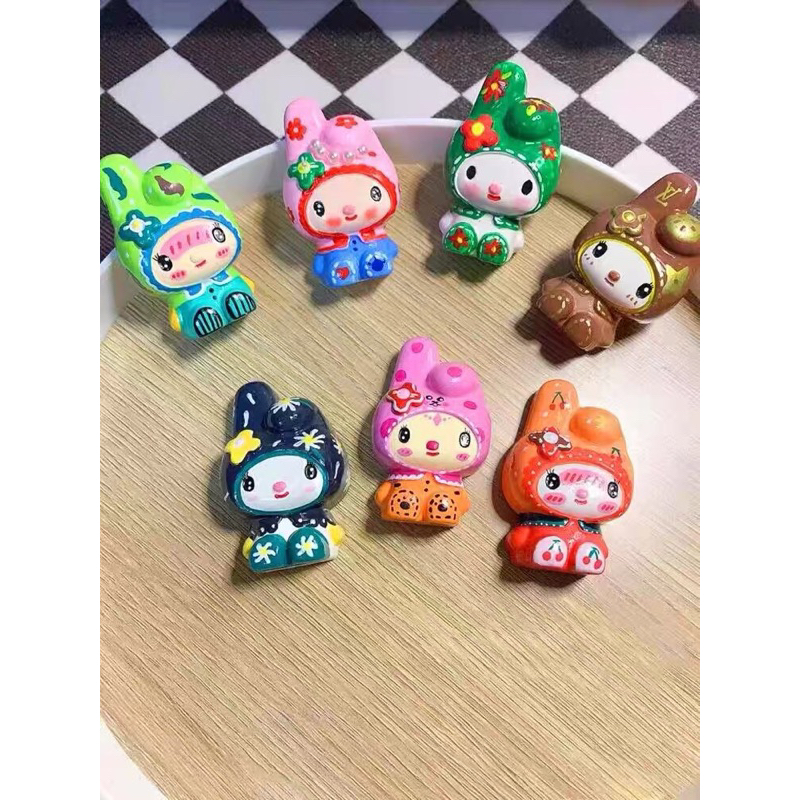 Tô Tượng Thạch cao Kuromi melody stitch gấu mini 2d siêu rẻ