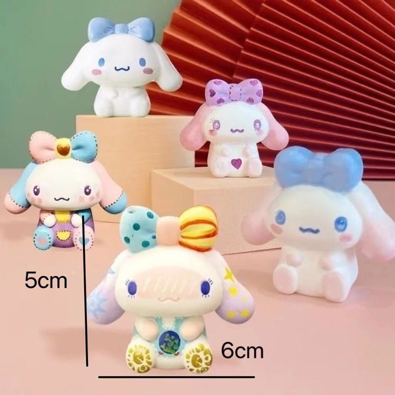 Tô Tượng Thạch cao Kuromi melody stitch gấu mini 2d siêu rẻ