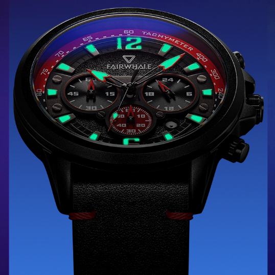 Đồng Hồ Nam Chính Hãng Mark Fairwhale FW006 Mặt Tròn Size 42mm Dây Da Thật Chống Nước 30M Phong Cách Trẻ Trung Tinh Tế