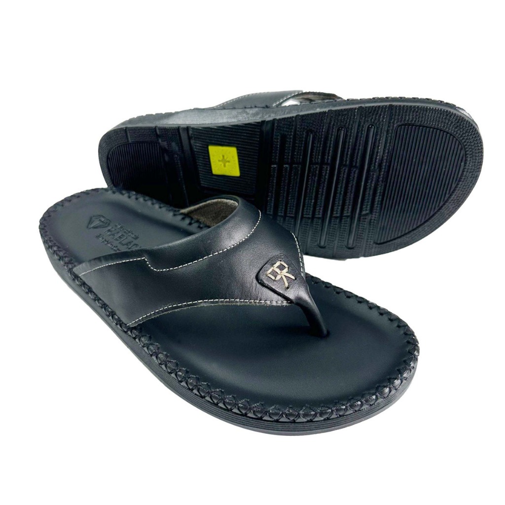 Dép kẹp nam xỏ ngón da bò thật Thiên Ân dày dặn D307