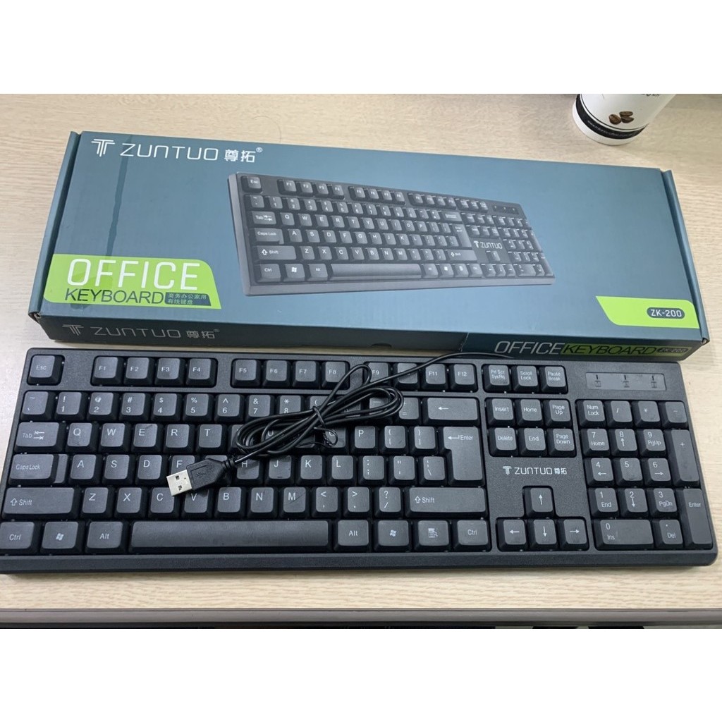 Bàn Phím Zuntou ZK-200 Thích Hợp Cho Dân Văn Phòng GIÁ RẺ - Mã hàng: SP002076