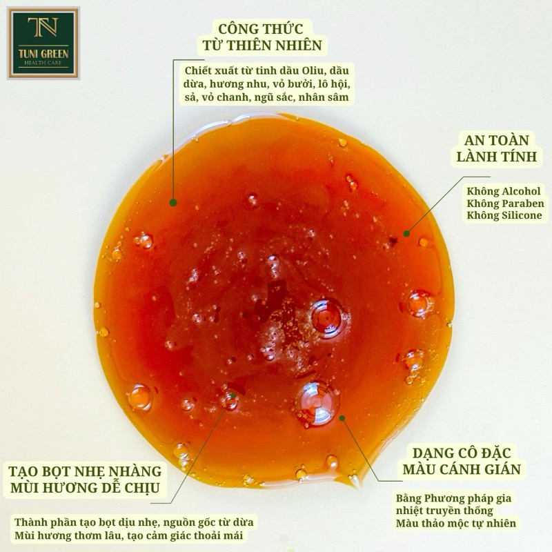 Combo Dầu Gội 250g, Dầu Xả 250g Tuni Green Phục Hồi Tóc Chuyên Sâu, Ngăn Ngừa Gàu, Nấm da đầu Dành Cho Mọi Loại Tóc