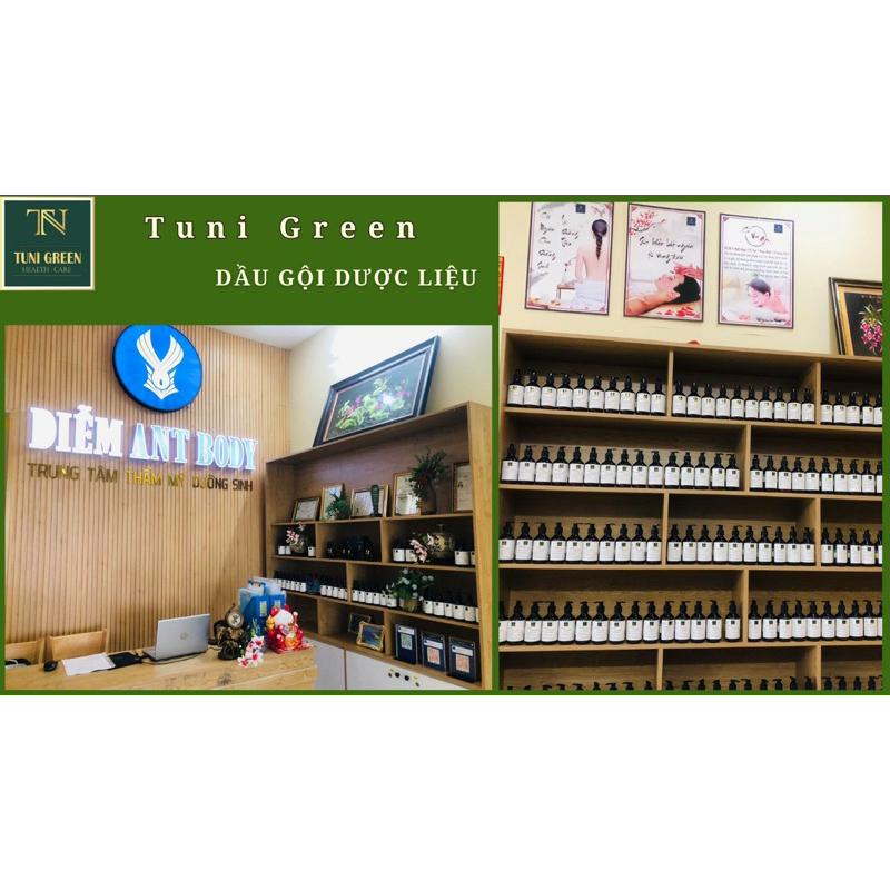 Combo Dầu Gội 250g, Dầu Xả 250g Tuni Green Phục Hồi Tóc Chuyên Sâu, Ngăn Ngừa Gàu, Nấm da đầu Dành Cho Mọi Loại Tóc