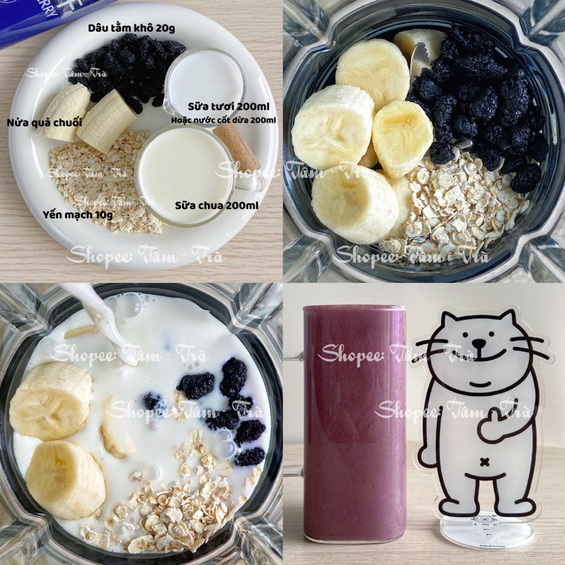 🍵  Dâu Tằm sấy nguyên vị - Trà Dâu Tằm 🍰